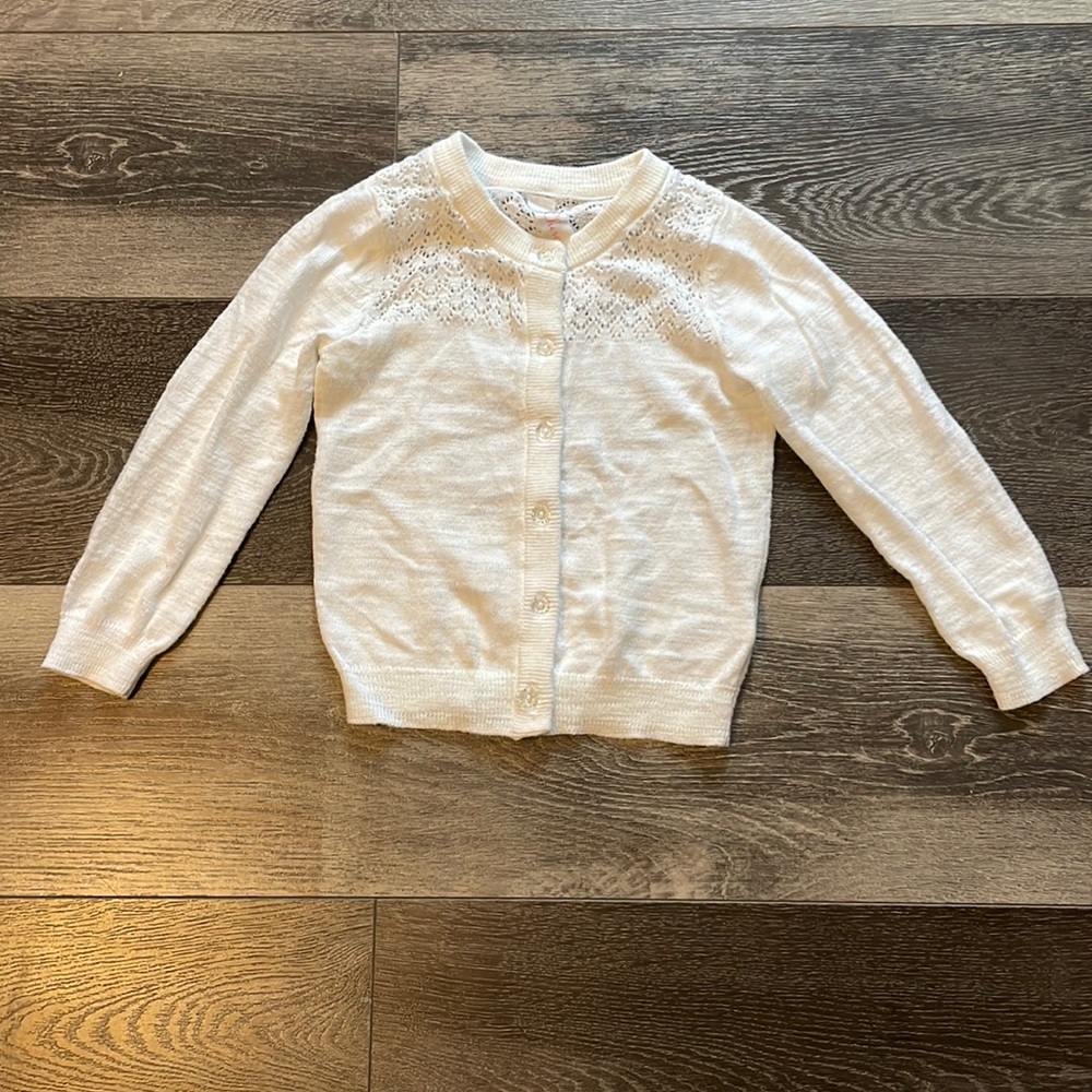 White baby girls cardigan